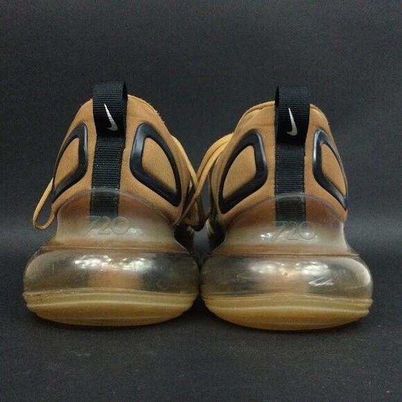 nike air max 720 wheat black & gold